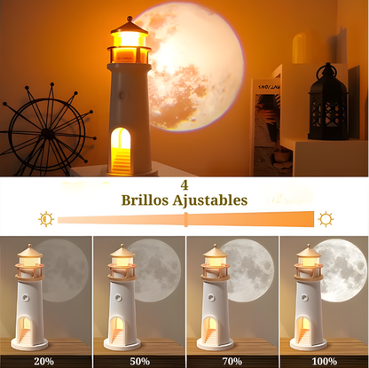 Faro Proyector de Luna