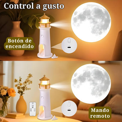 Faro Proyector de Luna